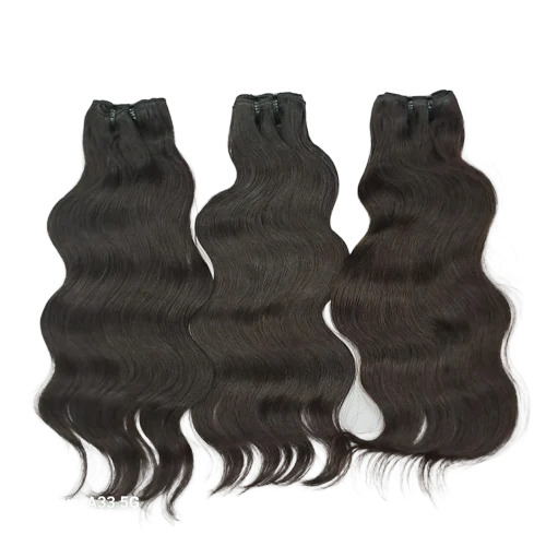 Virgin Remy Wavy Hair Weft - Application: Profesional