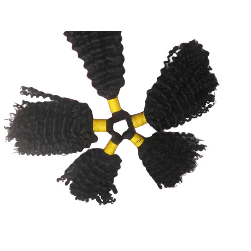 Remy Human Curly Hair Extension - Application: Profesional