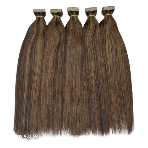 Tape In Human Hair Extensions - Application: Profesional
