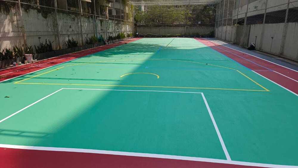 Acrylic Synthetic Tennis Court Flooring Service