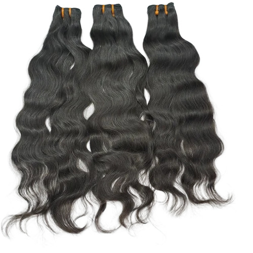 Malaysian Wavy Hair Weave - Color: Available In Different Colors