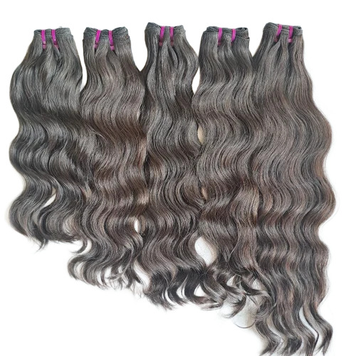 Remy Wavy Human Hair - Color: Available In Different Colors