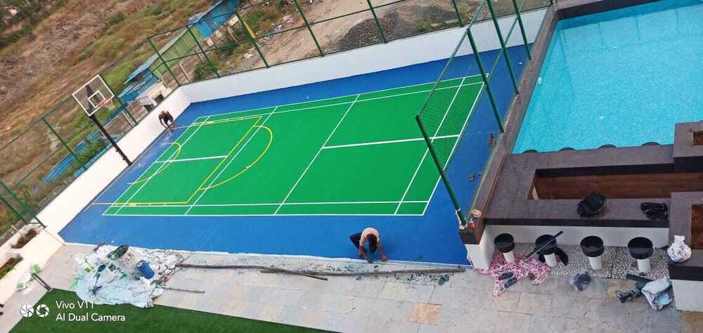 Volleyball Court Flooring Service