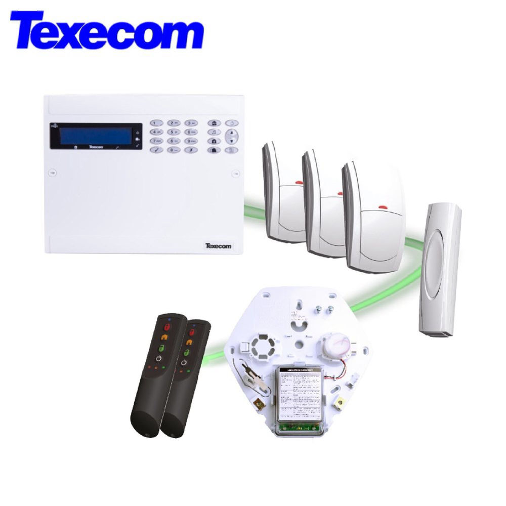 Texecom Wireless Intrusion Alarm System - Material: Plastic