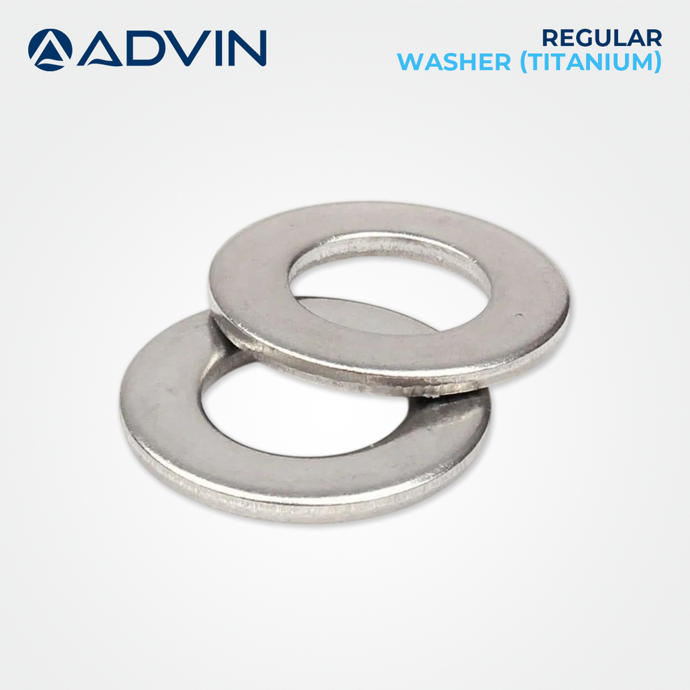 Regular Washer (Titanium) - Premium-Grade Titanium Lightweight Biocompatible Design Stable Fixation for Orthopedic Surgical Applications