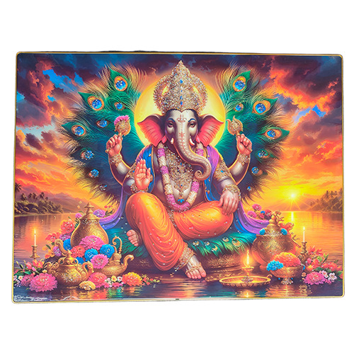 Ganesha Frame - Color: Multicolor