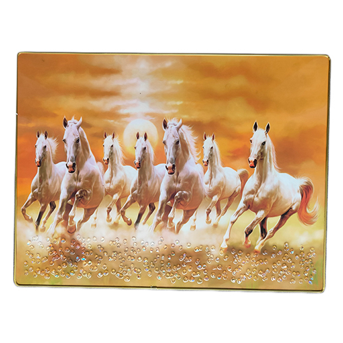 Seven Horses Frame - Color: Multicolor