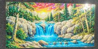 Natural Waterfall Photo Frame - Color: Multicolor