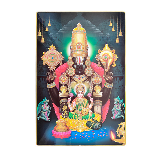Balaji Lakshmi Painting - Color: Multicolor