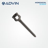 Monoaxial Screw - High-strength Material, Precision Threading | Stable Fixation For Bone And Spinal Procedures, Compatible With Standard Instruments