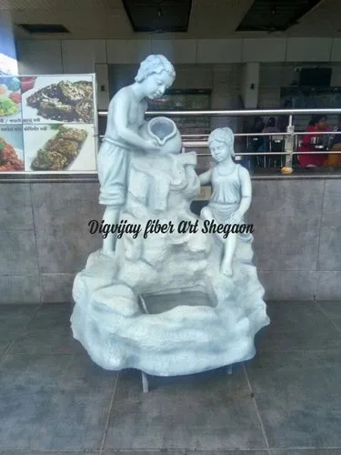 FRP White Fountain