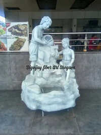 FRP White Fountain
