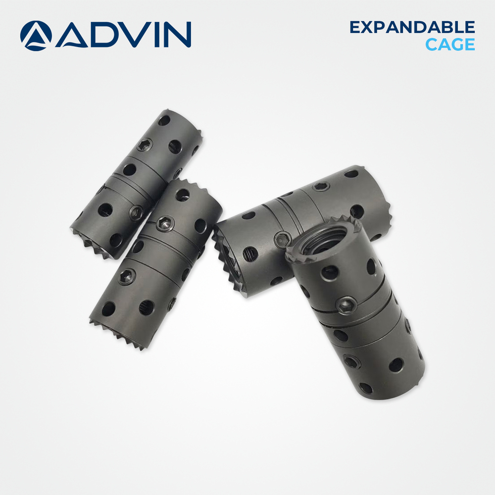 Expandable Cage - Adjustable Mechanism, Durable Material | Minimally Invasive Design, Promotes Natural Bone Fusion