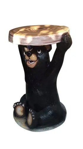Frp Bear Stool - Color: Multicolor