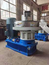 Vertical Ring Die Pellet Machine - Color: Blue
