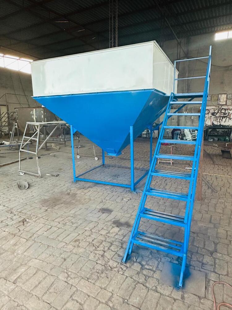 Industrial Hopper - Color: Sky Blue