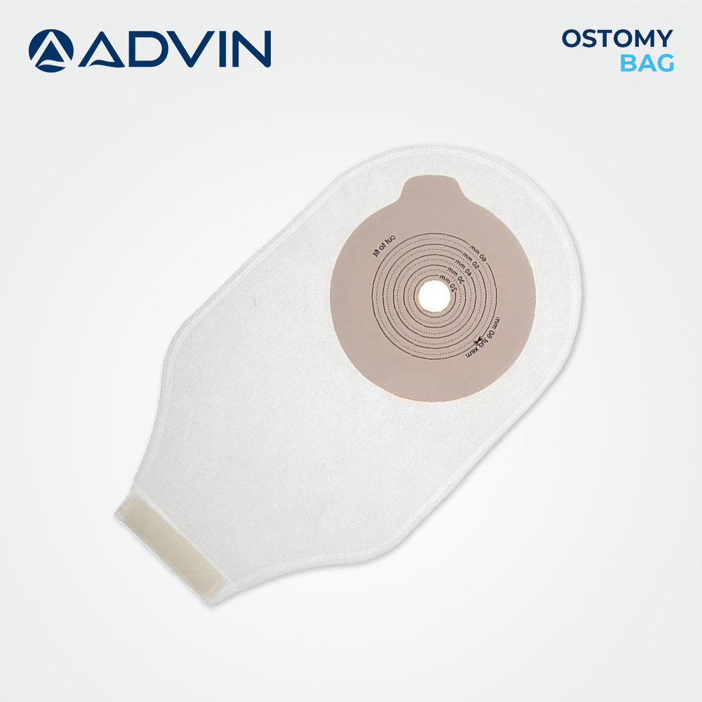 Ostomy Bag - Waterproof Pouch, Extra Large Size (Max. Cut Size 90 Mm) | Ideal For Colostomy Waste Collection