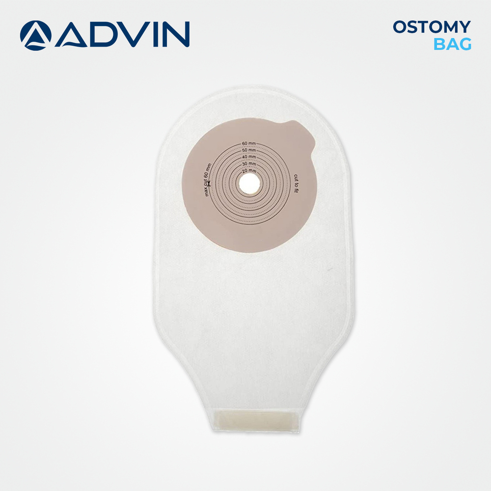 Ostomy Bag - Waterproof Pouch, Extra Large Size (Max. Cut Size 90 Mm) | Ideal For Colostomy Waste Collection