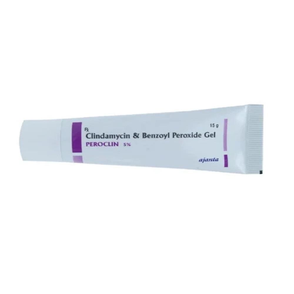Peroclin 5% Benzoyl Peroxide + Clindamycin Gel 15Gm - Drug Type: General Medicines