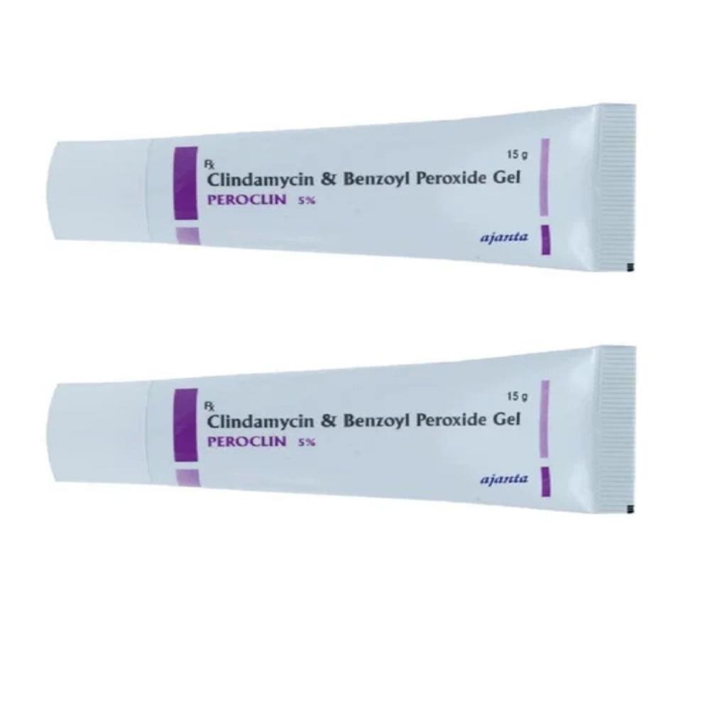 Peroclin 5% Benzoyl Peroxide + Clindamycin Gel 15gm