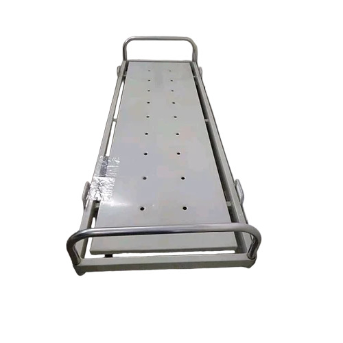 Hospital Mild Steel Attendant Bed - Color: White