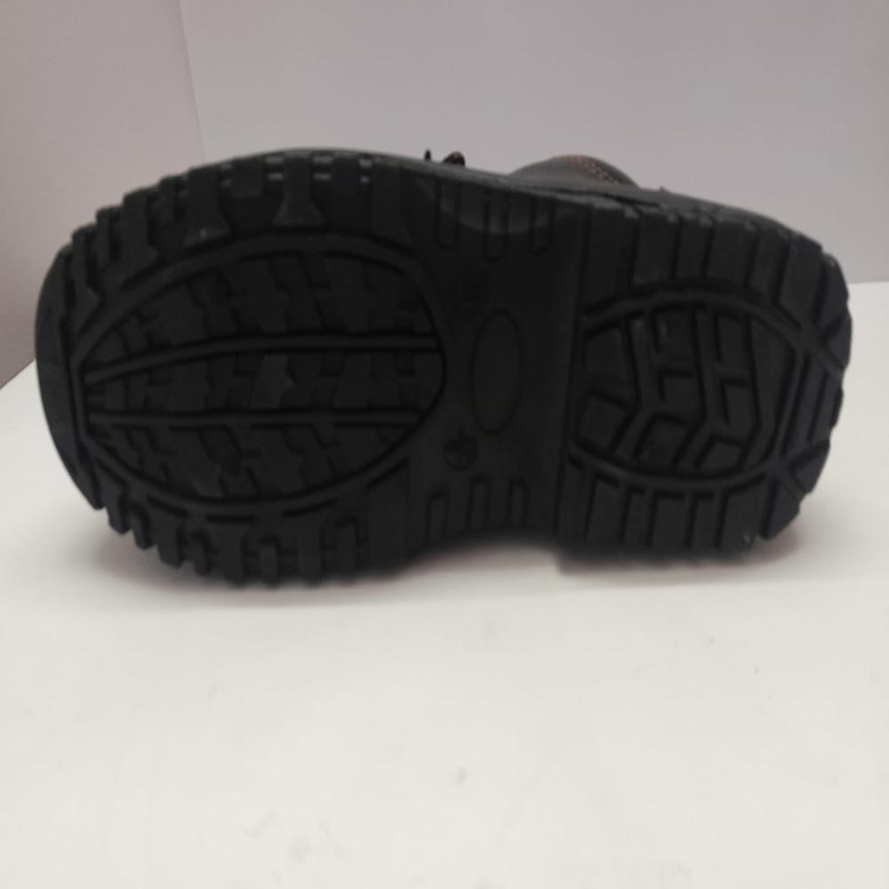 Safety Shoes - Leather Upper, Steel Toe, All Sizes Available, Tan & Black Colors | Durable Heavy-duty Sole, 4mm Insole, 1.7mm Resin Outsole, 3-month Warranty