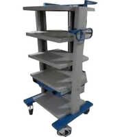 Mild Steel Laparoscopic Monitor Trolley