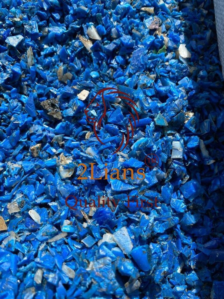 HDPE 200ltrA A Drum Regrind Blue scrap