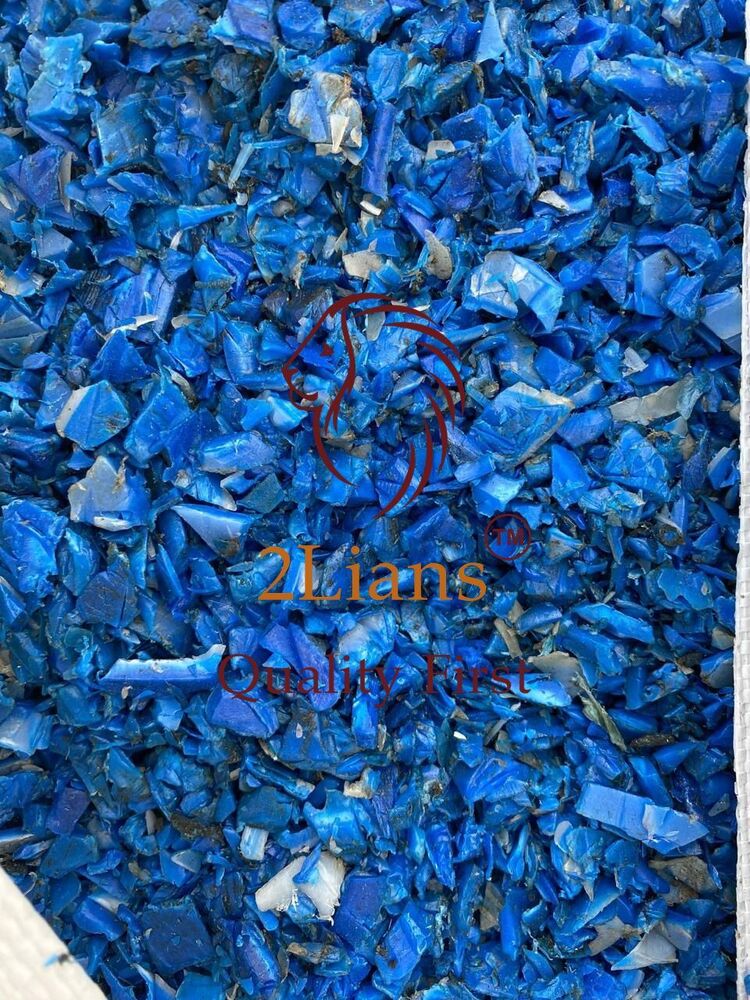 HDPE 200ltrDrum Regrind Blue scrap