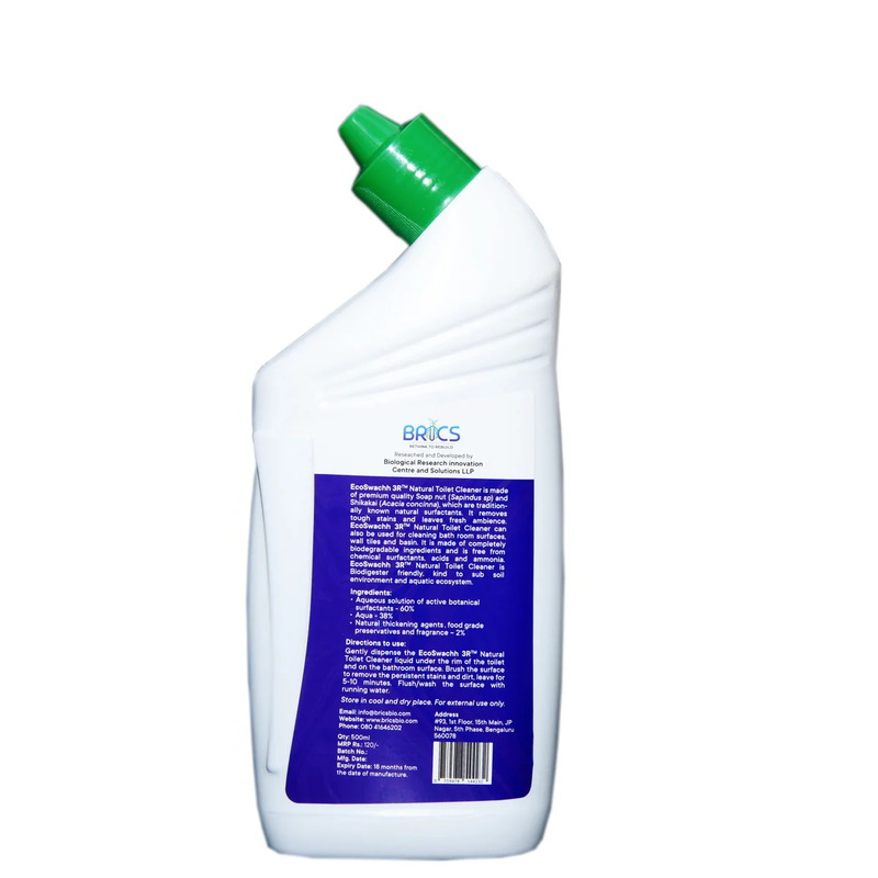 500ml Natural Toilet Cleaner - Material: Eco-friendly Biodegradable Liquid Solution