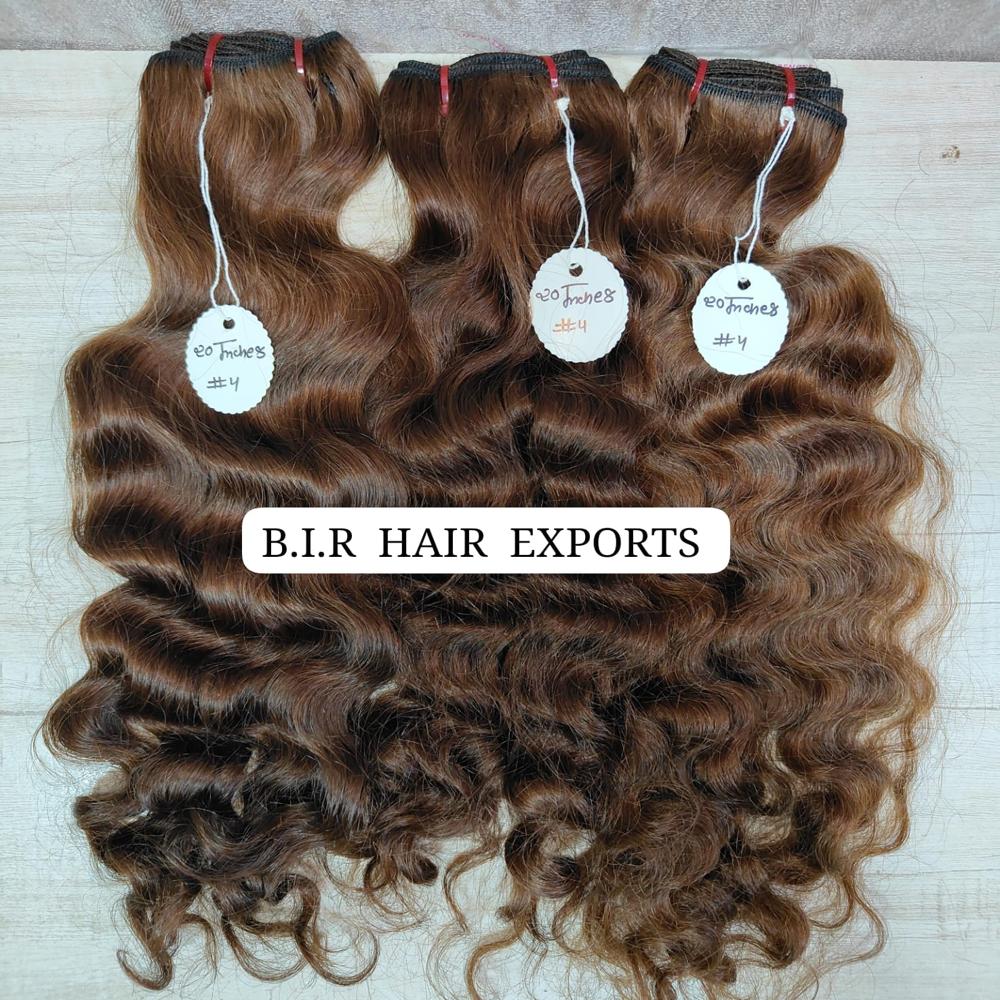 Deep Curly Brown Hairs - Feature: Excellent Sheen