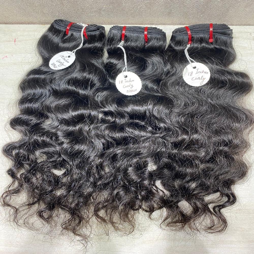 Deep Curly Brown Hairs - Feature: Excellent Sheen