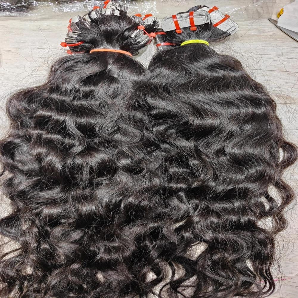 Deep Curly Brown Hairs - Feature: Excellent Sheen