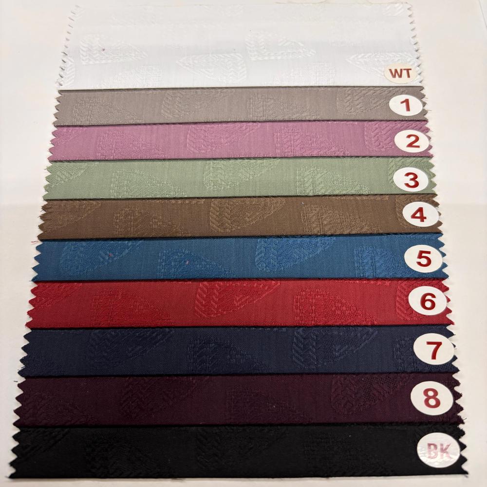Satin Jaquard Fabric - Color: Multicolor