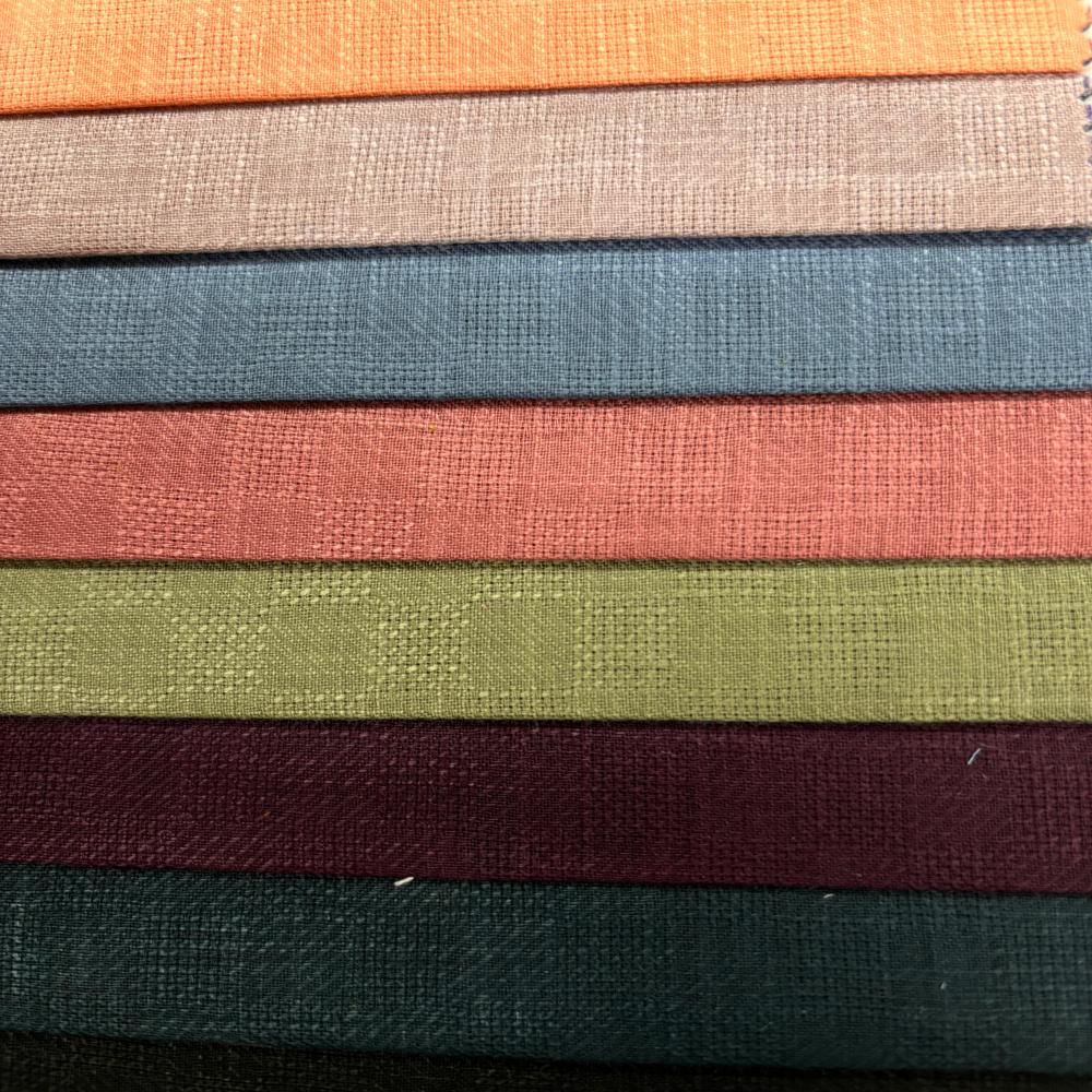 LINEN COTTON DOBBY FABRIC