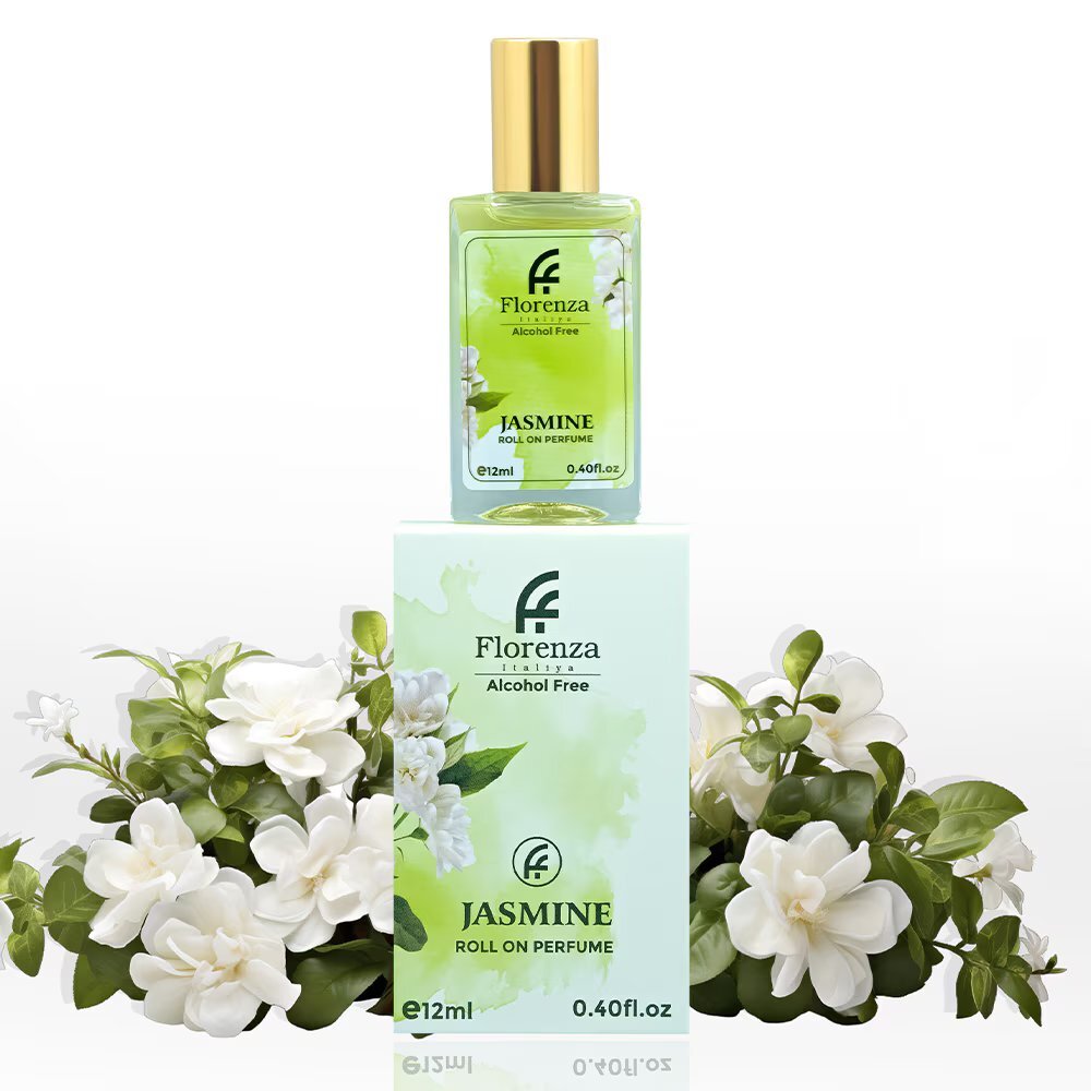 12Ml Lovely Jasmine Roll On - Color: Green