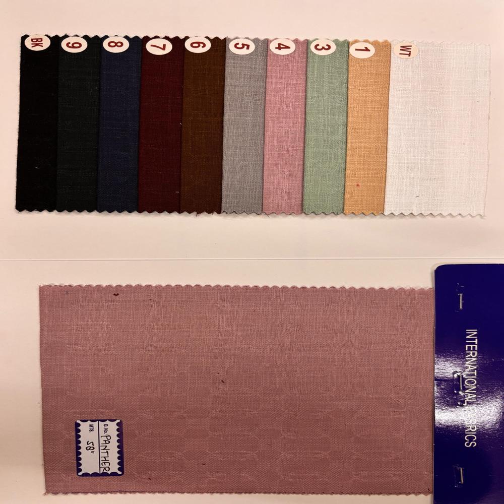 LINEN COTTON DOBBY FABRIC