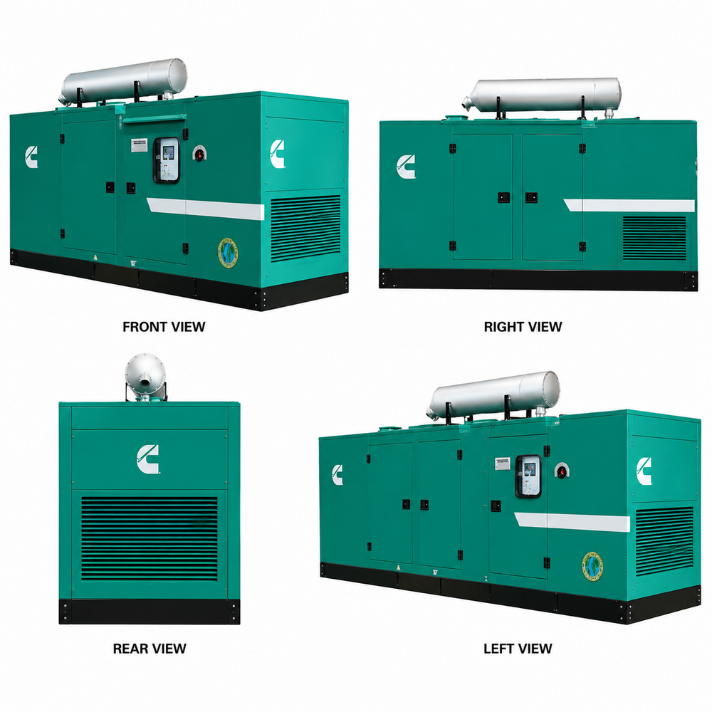 Diesel Generator Set - Color: Green