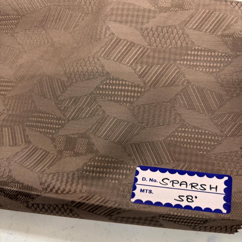 COTTON SATIN JAQUARD FABRIC