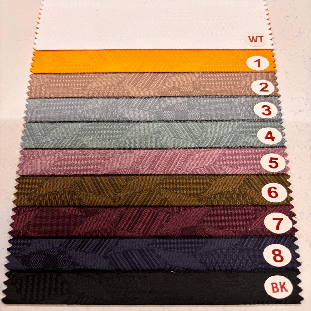 Cotton Satin Jaquard Fabric - Attributes: Washable