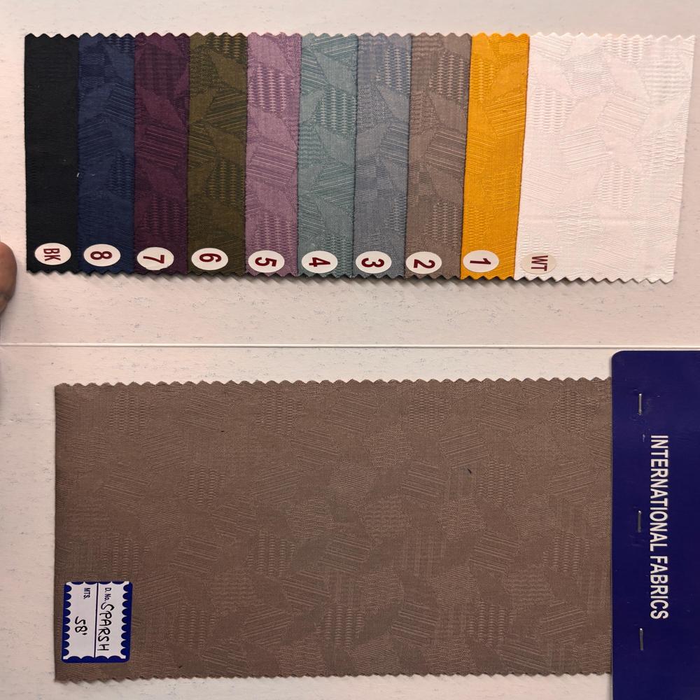 Cotton Satin Jaquard Fabric - Attributes: Washable