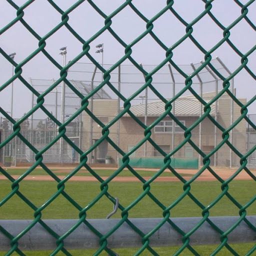 12 Gauge Chain Link Wire Mesh - Color: Green