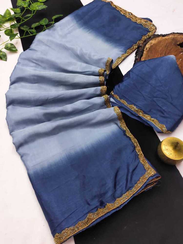 heavy satin silk saree