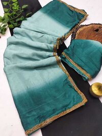 heavy satin silk saree
