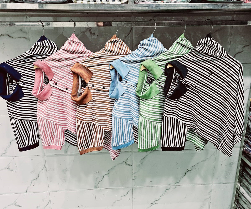 Mens Half Sleeve Solid Polo T-Shirt - Color: Multicolor