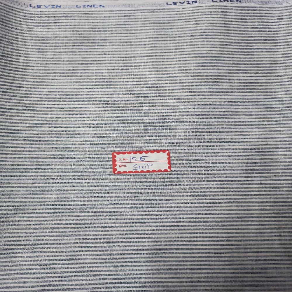 60 Lee Cotton Linen Stripe - Application: Shirting Fabric