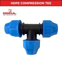 Pp Compression Pipe Fitting Tee - Application: Industrial & Water Line