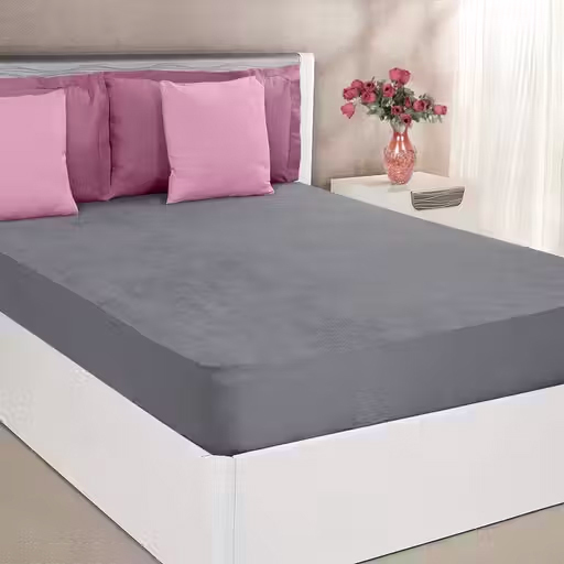 100 Percent Ployestar Bed Protector - Color: Grey