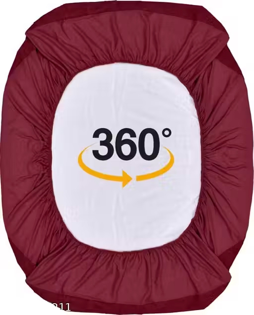 Maroon Mattress Protector - Feature: Easily Assembled