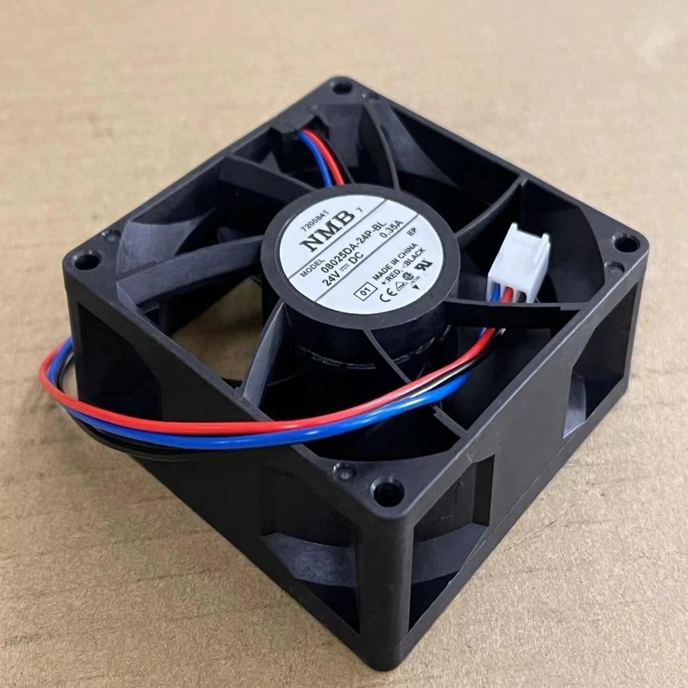 NMB MAT 08025DA-24P-BL 24V 0.35A 8CM 8025mm 3-line chassis power mute Axial Cooling Fan